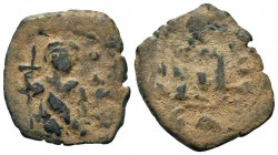 Arab-Byzantine Cut Coins Ae.
Condition: Very Fine

Weight: 4,28 gr
Diameter: 22,75 mm