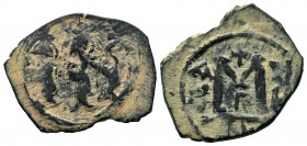 Arab-Byzantine Cut Coins Ae.
Condition: Very Fine

Weight: 4,89 gr
Diameter: 21,00 mm
