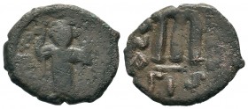 Arab-Byzantine Cut Coins Ae.
Condition: Very Fine

Weight: 5,09 gr
Diameter: 20,50 mm