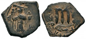 Arab-Byzantine Cut Coins Ae.
Condition: Very Fine

Weight: 3,48 gr
Diameter: 22,00 mm