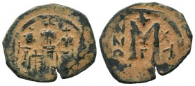 Arab-Byzantine Cut Coins Ae.
Condition: Very Fine

Weight: 5,40 gr
Diameter: 21,50 mm
