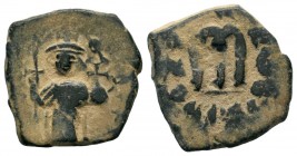 Arab-Byzantine Cut Coins Ae.
Condition: Very Fine

Weight: 4,13 gr
Diameter: 20,15 mm