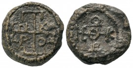 Byzantine Lead Seal, Pb
Condition: Very Fine

Weight: 20,09 gr
Diameter: 27,35 mm