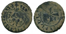 Cilician Armenia, Crusaders Ae, Kardez
Condition: Very Fine

Weight: 1,33 gr
Diameter: 16,50 mm