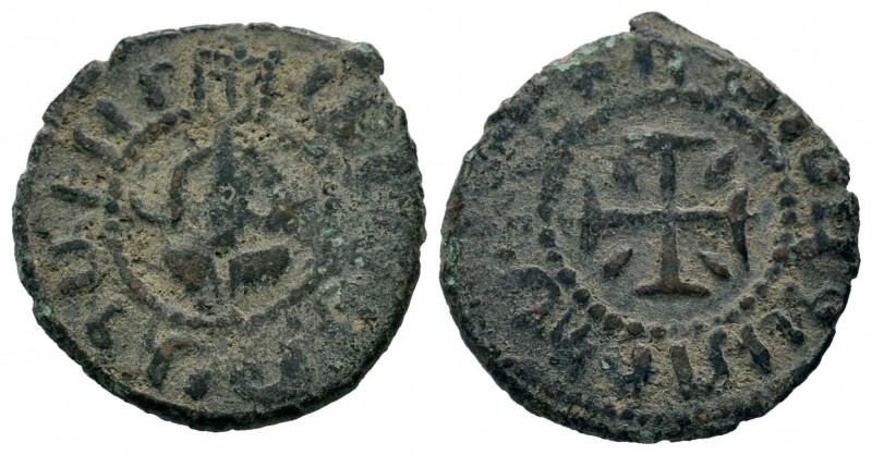 Cilician Armenia, Crusaders Ae, Kardez
Condition: Very Fine

Weight: 3,77 gr
Dia...