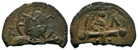Crusaders Coins Ae, Baldwin I Follis,
Condition: Very Fine

Weight: 4,93 gr
Diameter: 17,50 mm