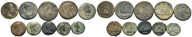 A mixed Lot of 10 Ancient Coins,About fine to about very fine. LOT SOLD AS IS, N...