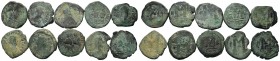 A mixed Lot of 10 Ancient Coins,About fine to about very fine. LOT SOLD AS IS, NO RETURNS.
