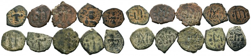 A mixed Lot of 10 Ancient Coins,About fine to about very fine. LOT SOLD AS IS, N...