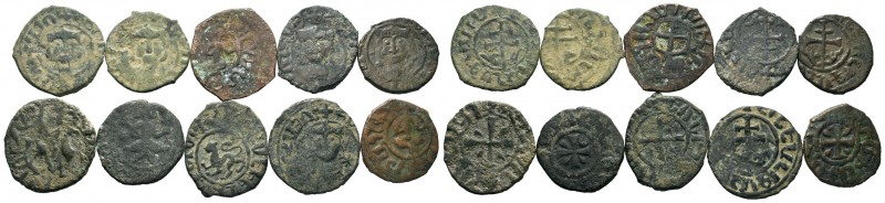 A mixed Lot of 10 Ancient Coins,About fine to about very fine. LOT SOLD AS IS, N...