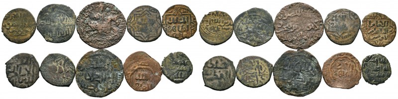 A mixed Lot of 10 Ancient Coins,About fine to about very fine. LOT SOLD AS IS, N...