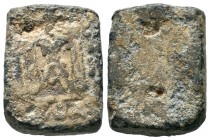 Roman Lead Object with eagle on it 1st-2nd c-ADCondition: Very Fine

Weight: 50,20 gr
Diameter: 30,45 mm