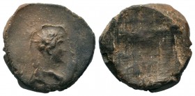 Ancient Roman Terracotta Theater Ticket. Condition: Very Fine

Weight: 2,57 gr
Diameter: 21,00 mm