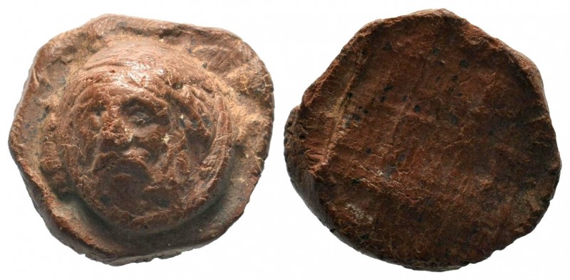 Ancient Roman Terracotta Theater Ticket. Condition: Very Fine

Weight: 2,24 gr
D...