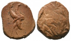 Ancient Roman Terracotta Theater Ticket. Condition: Very Fine

Weight: 2,30 gr
Diameter: 21,77 mm