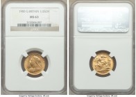 Victoria gold 1/2 Sovereign 1900 MS63 NGC, KM784. With brass gold fields, expressing clear luster throughout. 

HID09801242017

© 2020 Heritage Auctio...