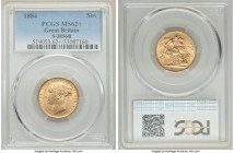 Victoria gold "St. George" Sovereign 1884 MS62+ PCGS KM752, S-3856B. AGW 0.2355 oz. 

HID09801242017

© 2020 Heritage Auctions | All Rights Reserve