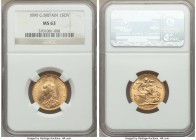 Victoria gold Sovereign 1890 MS63 NGC, KM767, S-3866. AGW 0.2355 oz. 

HID09801242017

© 2020 Heritage Auctions | All Rights Reserve