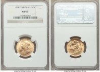 Victoria gold Sovereign 1898 MS63 NGC, KM785, S-3874. Harvest gold and revealing minimal handling to speak of. 

HID09801242017

© 2020 Heritage Aucti...