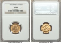 Edward VII gold 1/2 Sovereign 1903 MS63 NGC, KM804. A charming selection displaying satiny aurous surfaces. 

HID09801242017

© 2020 Heritage Auctions...