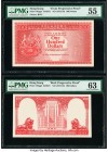 Hong Kong Hongkong & Shanghai Banking Corporation 100 Dollars ND (1972-76) Picks 185pp1; 185pp2 KNB73S Uniface Progressive Proofs PMG About Uncirculat...