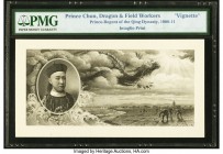China Prince Chun Vignette in PMG Holder. A compelling vignette with a portrait of Prince Chun encompassed in wave patterns along with, a distinctive ...