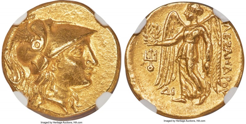 MACEDONIAN KINGDOM. Alexander III the Great (336-323 BC). AV stater (19mm, 8.57 ...