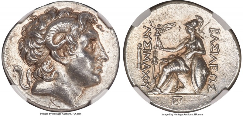 THRACIAN KINGDOM. Lysimachus (305-281 BC). AR tetradrachm (29mm, 17.12 gm, 12h)....