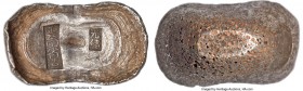Qing Dynasty. Kuang-hsü Yunnan Yuansi Changyuankezi ("Fine Silk Oval") Sycee of 9-1/2 Taels ND (1875-1908), Cribb-Class LXXXV.D or E. 67x40mm. 350.15g...