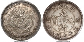 Fengtien. Kuang-hsü Dollar CD 1903 XF45 PCGS, Mukden mint, KM-Y92, L&M-483, Kann-251. The Manchu inscription in the central part of the obverse is rev...