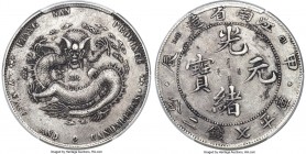 Kiangnan. Kuang-hsü Dollar CD 1904 XF45 PCGS, Nanking mint, KM-Y145a.15, L&M-259. Moderately circulated and exhibiting dark accents along the devices,...