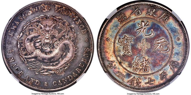 Kwangtung. Kuang-hsü Specimen Dollar ND (1890-1908) SP60 NGC, Kwangtung mint, KM...