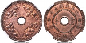 Republic bronze Pattern "L. Giorgi" Cent (20 Cash) Year 5 (1916) MS63 Red and Brown NGC, KM-Pn41, CCC-680, CL-MG.54, Duan-3224, Hsu-555. Among the rar...