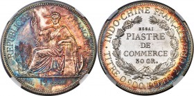 French Colony silver Proof Essai Piastre 19___ (1931) PR67 S NGC, Paris mint, KM-Unl., VG-5307, Maz-Unl., Gad-35, Lec-276. Reeded edge, Coin rotation....