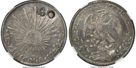 Rama IV Counterstamped Dollar ND (1858-1860) VF35 NGC, KM-C141.1, LeMay-pg. 95, Plate XXII, 5, Krisadaolarn/Mihailovs-pg. 148, Plate F05. Displaying M...