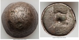 Qing Dynasty. Szechuan Piaoding ("Certified") Sycee of 4 Taels ND (19th-20th Century) VF (Corrosion), Cribb-Class XL. 38mm. 134.16gm. Stamped in two s...