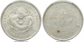 Chihli. Kuang-hsü Dollar Year 29 (1903) AU Details (Damage) PCGS, KM-Y73.1, L&M-462. Variety with period. A bright representative conveying a very nea...