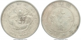 Chihli. Kuang-hsü Dollar Year 34 (1908) AU50 PCGS, Pei Yang Arsenal mint, KM-Y73.2, L&M-465. Dressed in a soft silver patina, the peripheries displayi...
