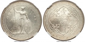 Edward VII Trade Dollar 1902-B MS64 NGC, Bombay mint, KM-T5, Prid-13. An icy specimen with richly textured fields and hardly a stray mark of consequen...