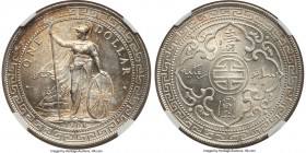 Edward VII Trade Dollar 1908-B MS64 NGC, Bombay mint, KM-T5. A brilliant specimen which exists very much on the cusp of gem, the surfaces resplendent ...