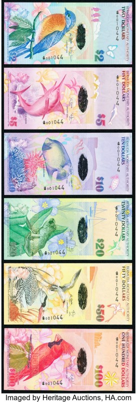 Bermuda Monetary Authority 1.1.2009 Matched Serial Number 001044 Full Denominati...
