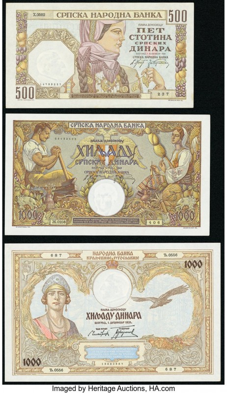 World (Bulgaria, Romania) Group Lot of 5 Examples Extremely Fine-Crisp Uncircula...