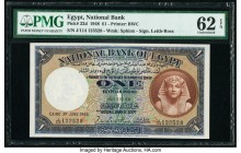 Egypt National Bank of Egypt 1 Pound 3.6.1948 Pick 22d PMG Uncirculated 62 EPQ. 

HID09801242017

© 2020 Heritage Auctions | All Rights Reserve