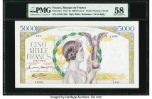 France Banque de France 5000 Francs 24.9.1942 Pick 97c PMG Choice About Unc 58. Pinholes.

HID09801242017

© 2020 Heritage Auctions | All Rights Reser...