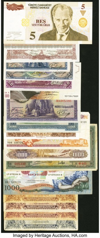 World (Greece, Spain and More) Group Lot of 19 Examples Very Good-About Uncircul...