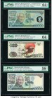 Indonesia Bank Indonesia 50,000 (2); 20,000 Rupiah 1993; 1995; 1995 / 1998 Pick 134a; 135a; 136d Three Examples PMG Choice Uncirculated 64 EPQ; Choice...