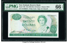 New Zealand Reserve Bank of New Zealand 20 Dollars ND (1985-89) Pick 173b PMG Gem Uncirculated 66 EPQ. 

HID09801242017

© 2020 Heritage Auctions | Al...