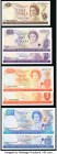 New Zealand Reserve Bank of New Zealand Group Lot of 7 Examples Crisp Uncirculated. Serial number 8 is seen on one example; two replacement examples.
...