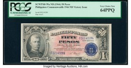 Philippines Philippine National Bank 50 Pesos ND (1944) Pick 99a PCGS Very Choice New 64PPQ. 

HID09801242017

© 2020 Heritage Auctions | All Rights R...