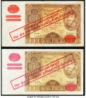 Poland Gerneral Gouverement 100 Zlotych 1932; 1934 (ND 1939) Pick 90 Two Examples Very Fine. 

HID09801242017

© 2020 Heritage Auctions | All Rights R...